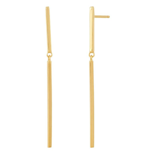 ARMADANI Dangle Earrings (No Stones) in 14 Karat Yellow Gold