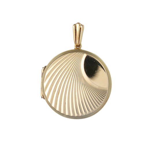 ReMarkable Estate Locket Necklace (No Stones) in 9 Karat Yellow Gold