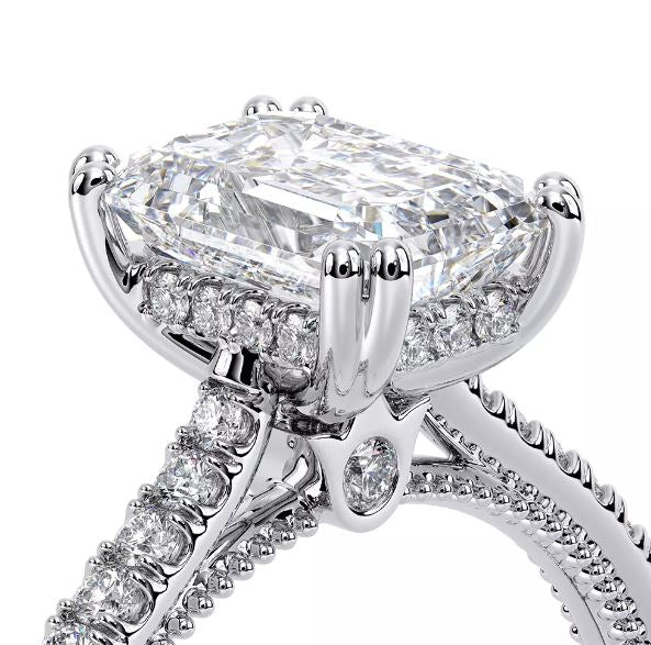 Verragio white gold diamond engagement ring.