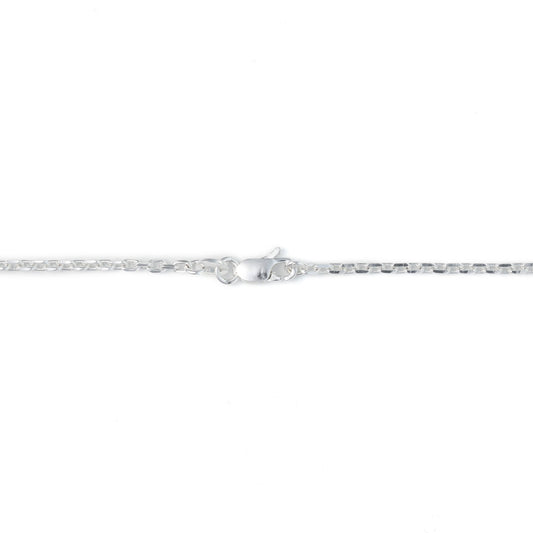 ReMarkable Estate Simulated Diamond Necklace in Sterling Silver