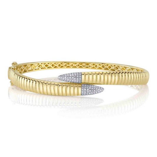 Shy Creations Natural Diamond Bracelet in 14 Karat Yellow Gold, Clarity: SI2, Color: H/I