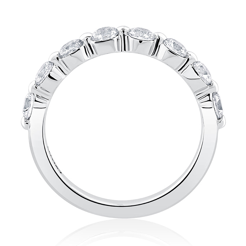 A. Jaffe Natural Diamond Ladies Wedding Band in 14