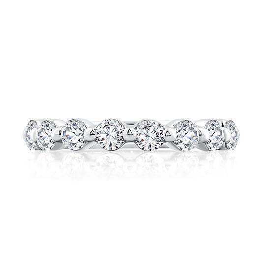 A. Jaffe Natural Diamond Ladies Wedding Band in 14