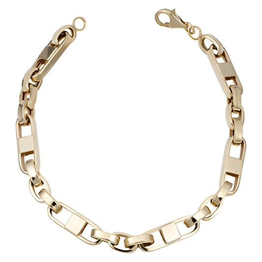 Men's FREMADA GOLD INC. Marine Bracelet (No Stones) in 14 Karat Yellow Gold