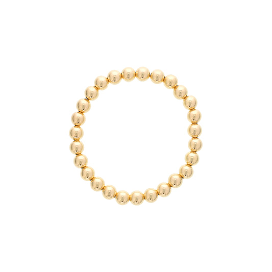 Dee Berkley Stretch Bracelet (No Stones) in Gold Filled Yellow