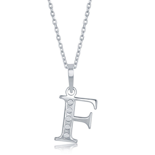 ReMARKable Designs Earth Mined Diamond Necklace in Sterling Silver with 0.03ctw Round Diamonds