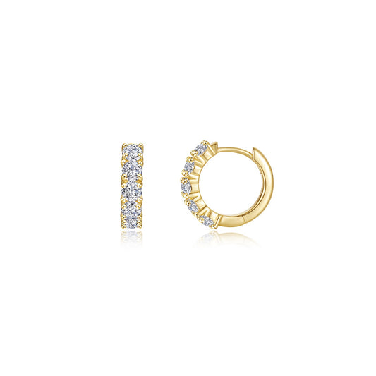 Lafonn Simulated Diamond Earrings in Sterling Silver 1.70ctw
