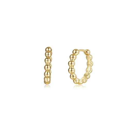 Lafonn Small Hoop Earrings in Sterling Silver