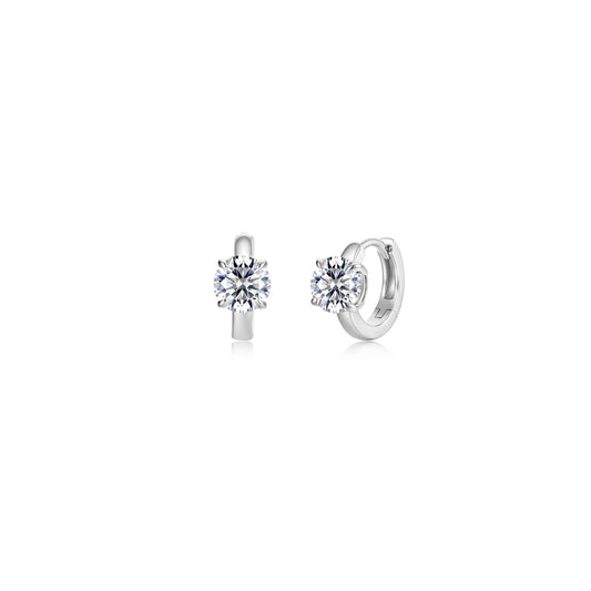 Lafonn Simulated Diamond Earrings in Sterling Silver 2.06ctw
