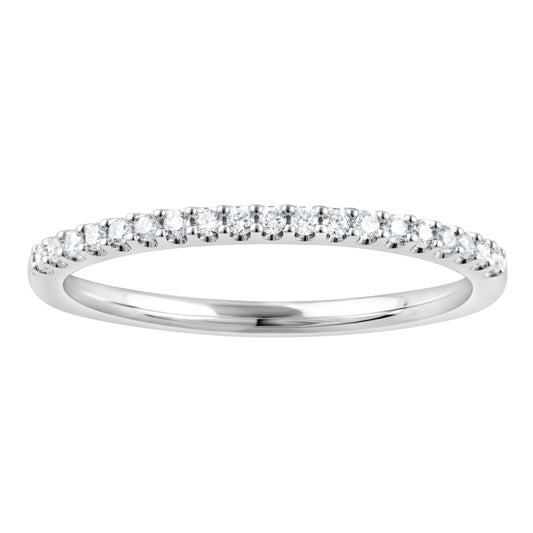 ReMARKable Designs Ladies Wedding Band with 0.15ctw of Round Lab-Grown Diamond