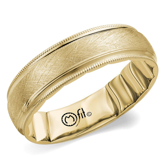 Crown Ring Carved (No Stones)