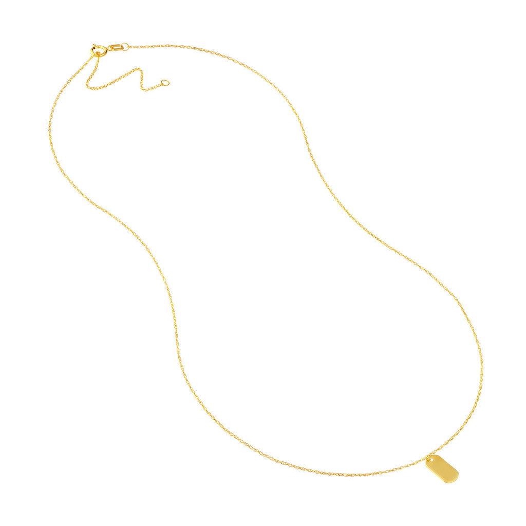 14k yellow gold Singapore chain necklace.