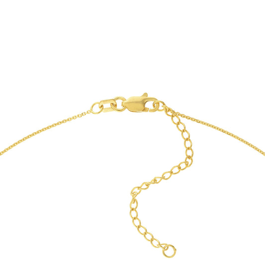 14K yellow gold chain with clasp.
