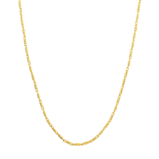 14K yellow gold Lumacina chain necklace.
