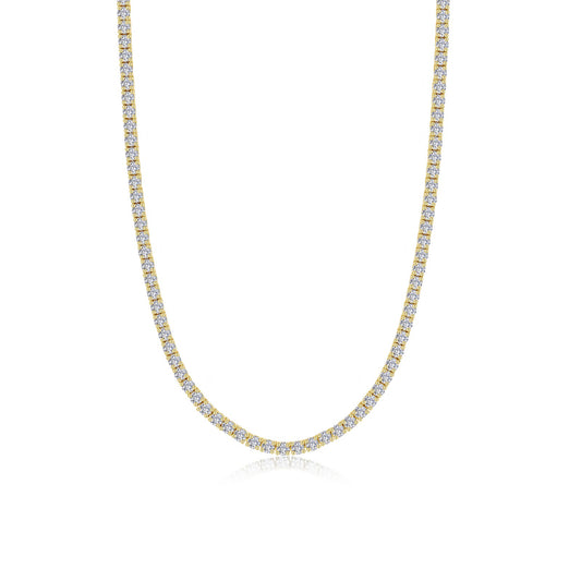 Lafonn Tennis Simulated Diamond Necklace in Sterling Silver