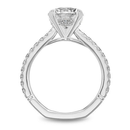 Noam Carver Hidden Accent Side Stone Natural Diamo