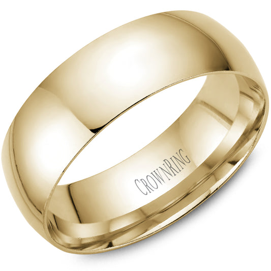 Crown Ring Carved (No Stones)