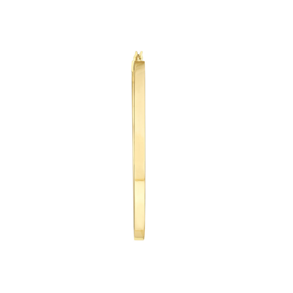 14K Yellow Gold Large Hoop Earring