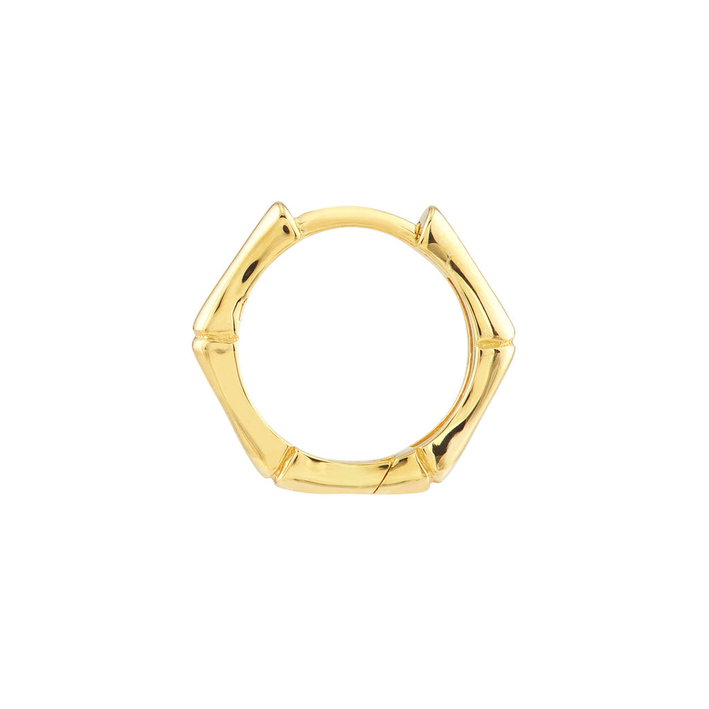 14K Yellow Gold Small Hoop Earrings