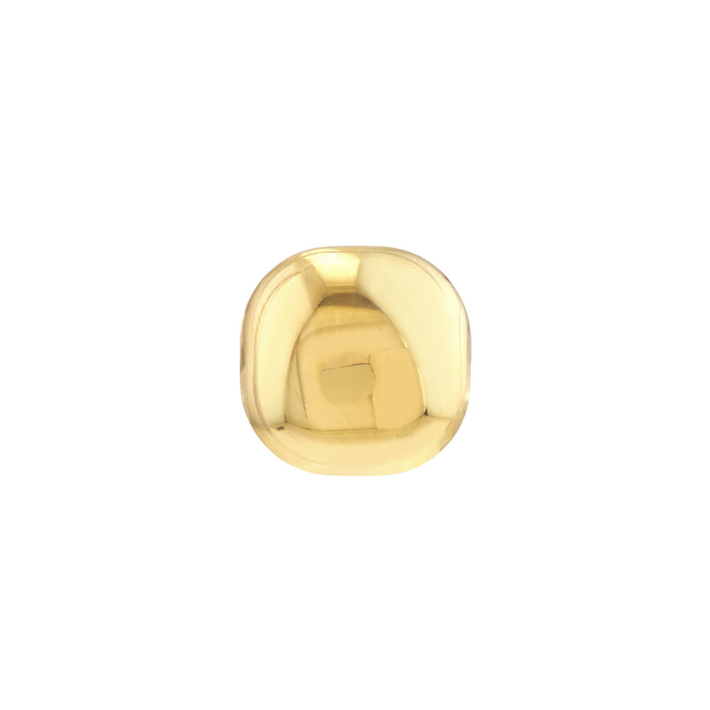 14K Yellow Gold Polished Stud Earrings