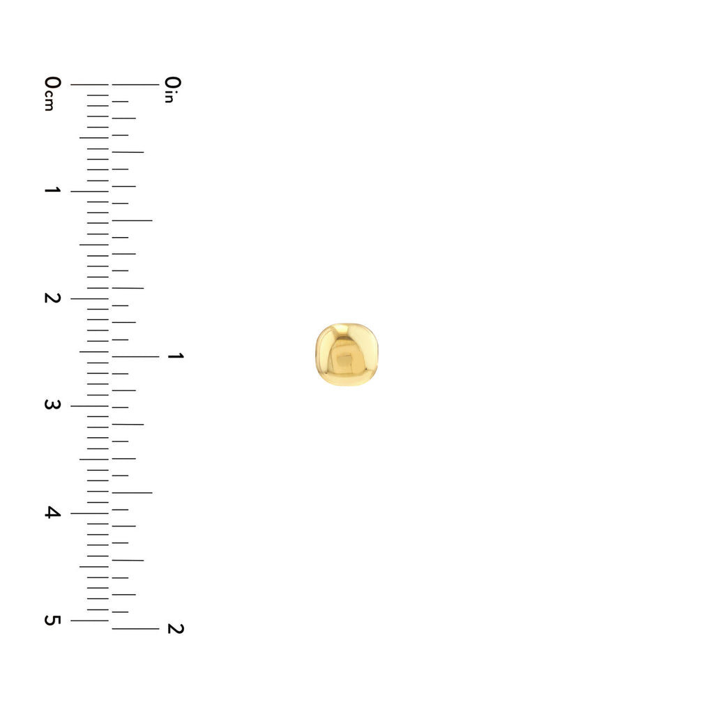 14K Yellow Gold Stud Earrings