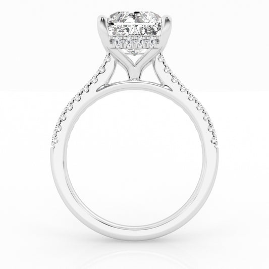 Mercury Ring Lab-Grown Diamond Complete Engagement Ring