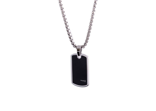 ReMARKable Designs Men's Necklace in Black Stainless Steel