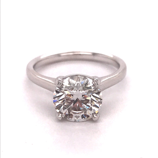 Lab-Grown Solitaire Diamond Engagement Ring