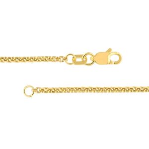 ReMARKable Designs Box Chain in 14 Karat Yellow Gold, 20" 1.8mm