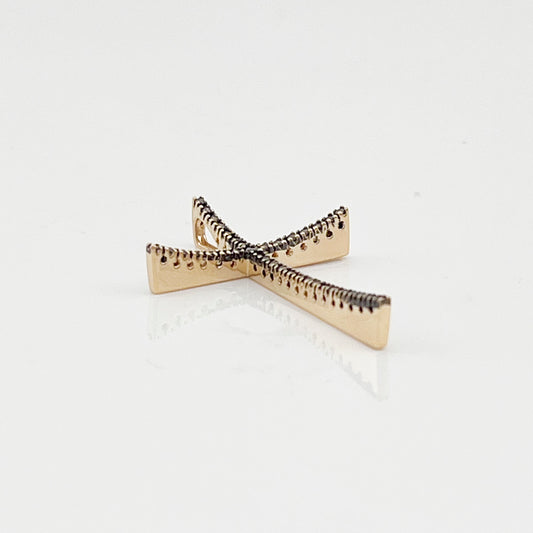 ReMARKable Estate Natural Diamond Necklace in 14 Karat Yellow Gold with 0.37ctw Brown SI1 Round Diamonds