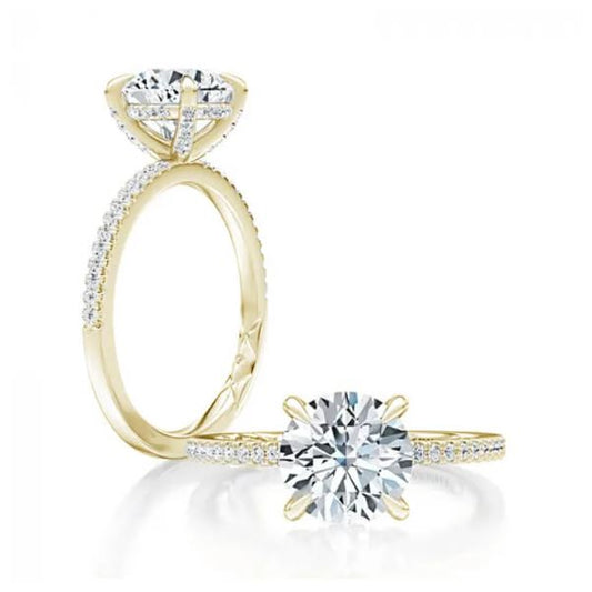 A. JAFFE Natural Diamond Semi-Mount Engagement Ring