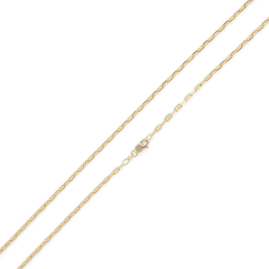 20" Mariner 2.7mm Chain in 14 Karat Yellow