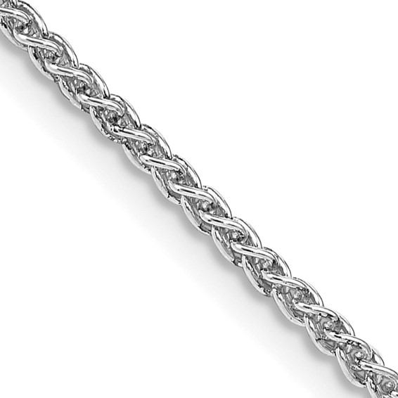 Sterling silver twisted rope chain design.