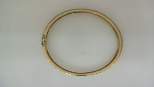 Natural Diamond Bracelet in 14 Karat Yellow with 1.36ctw Round Diamonds