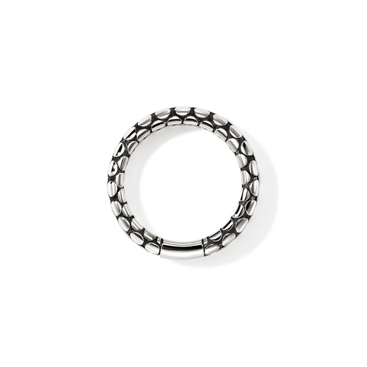 Fashion Ring (No Stones) in Sterling Silver White 5MM