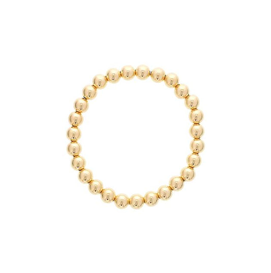 Stretch Bracelet (No Stones) in Gold Filled Yellow