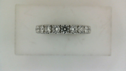 A. JAFFE Natural Diamond Eternity Wedding Band in 14 Karat White Gold with 1.77ctw Round Diamonds