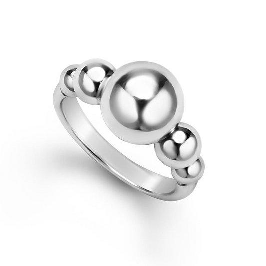 LAGOS Fashion Ring (No Stones) in Sterling Silver White 2MM