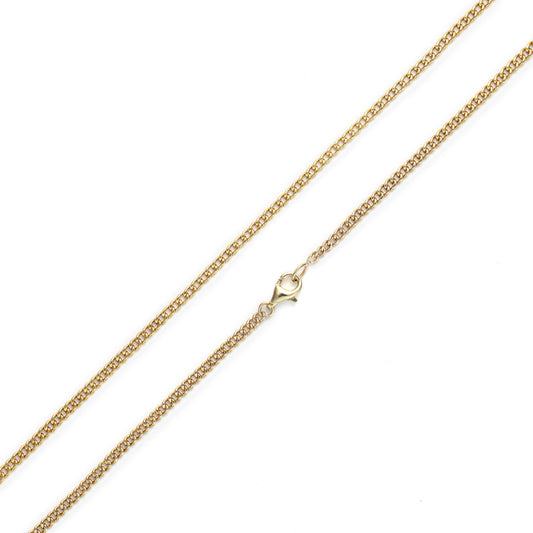 Marks Estate Department 2 Curb Chain in 14 Karat Yellow Gold, 30" Length, 2mm Width