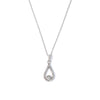 Marks Estate Dept 1 Natural Diamond Necklace in 10 Karat White Gold with 0.25ctw K/L SI2-I1 Round Diamonds