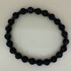 Stretch Bracelet (No Stones) in Base Metal Blue