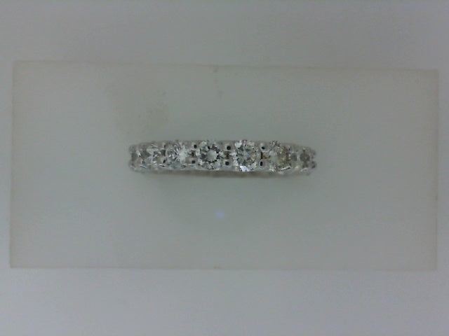 Eternity Earth Mined Diamond Ladies Wedding Band in 14 Karat White with 1.90ctw Round Diamonds
