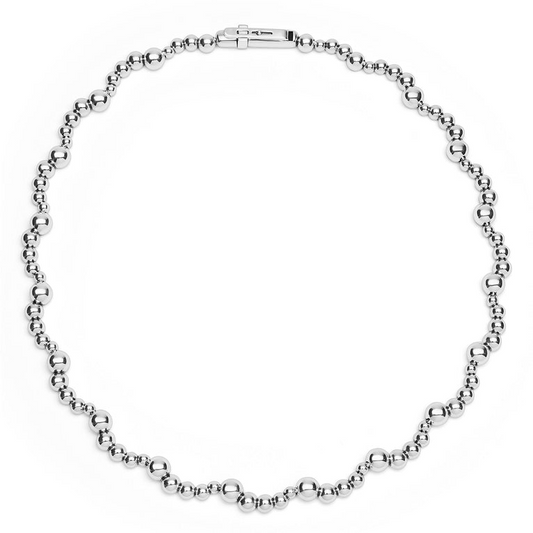 LAGOS Necklace (No Stones) in Sterling Silver White