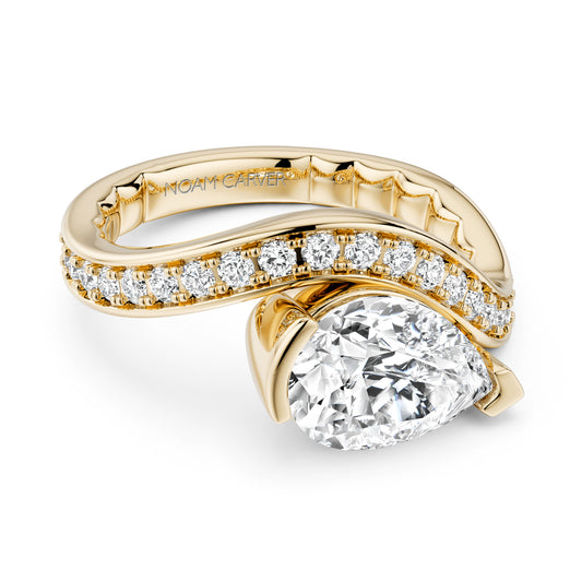 Noam Carver Natural Diamond Semi-Mount Engagement Ring