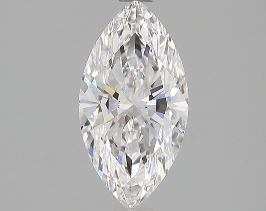 Marquise-cut lab diamond, 1.61 carat.