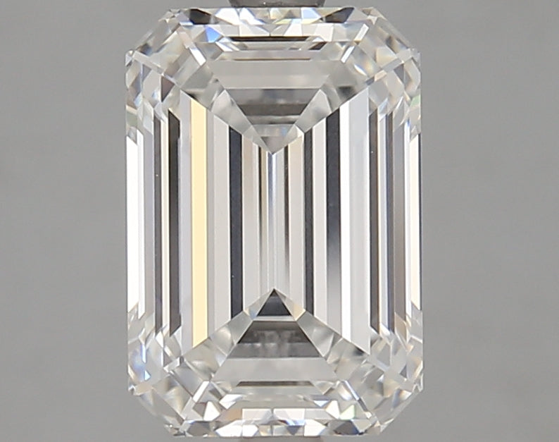 Emerald-cut lab diamond, 3.02 carats.