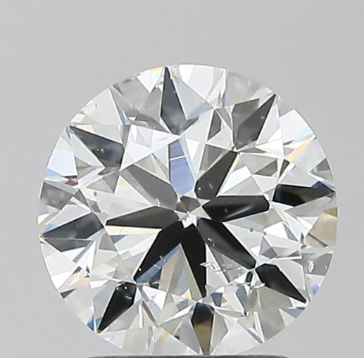 Round brilliant-cut natural diamond, 2.00 carats.