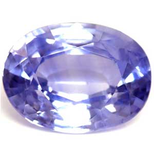 1.06 Carat Oval Cut Blue Sapphire