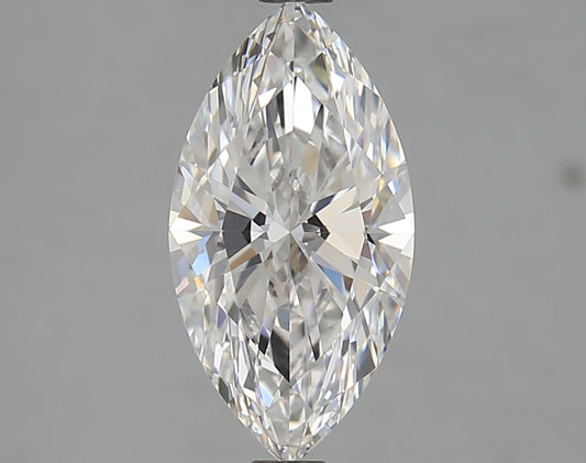 Marquise-cut lab diamond, 2.09 carats, brilliant facets.