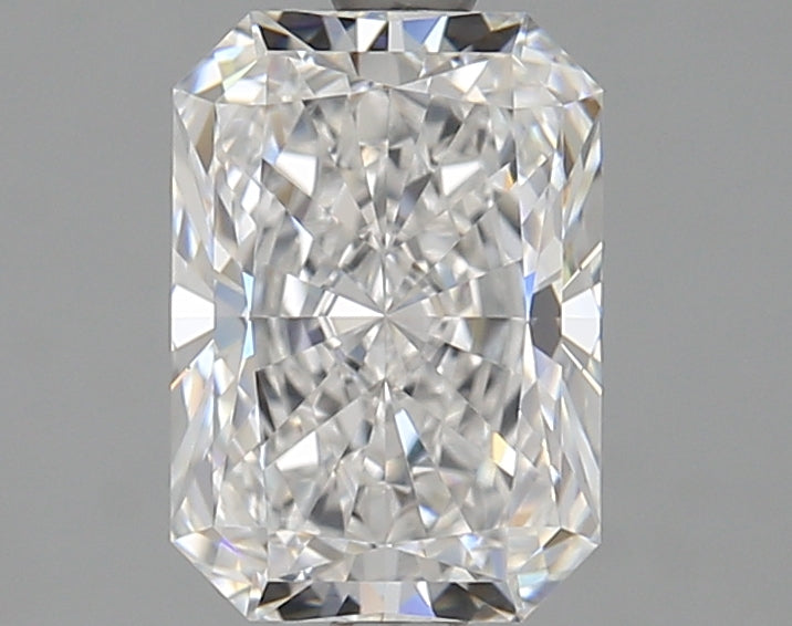 Radiant-cut lab diamond, 2.02 carats.